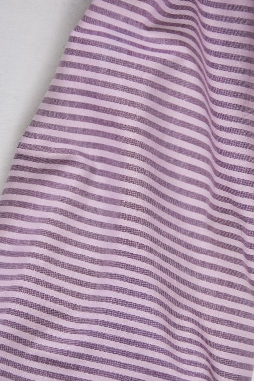 Stoff Organic Cotton Oxford in Lilac / Plum by mind the MAKER®
