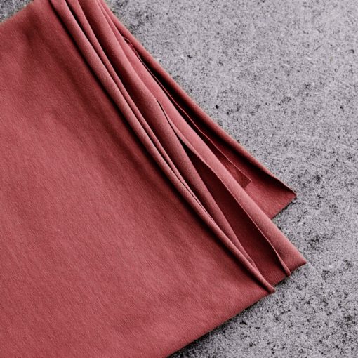 Organic Single Stretch Jersey in Rosewood von mind the MAKER®