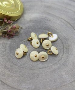 Jewel Buttons Off White, Atelier Brunette