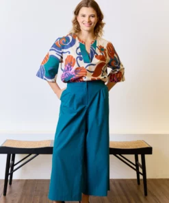 Large abstract flower cotton, Atelier Jupe