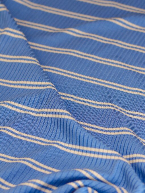 Derby Stripe Jersey Deep Blue, meet Milk