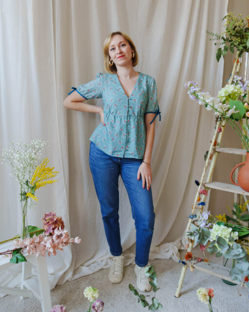 Viscose Pois de Senteur, Frühjahrskollektion Lise Tailor – Bild 4