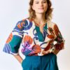 Large abstract flower cotton, Atelier Jupe