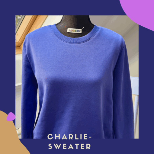 Organic Basic Brushed Sweat Violet Blue, mind the MAKER® – Bild 3