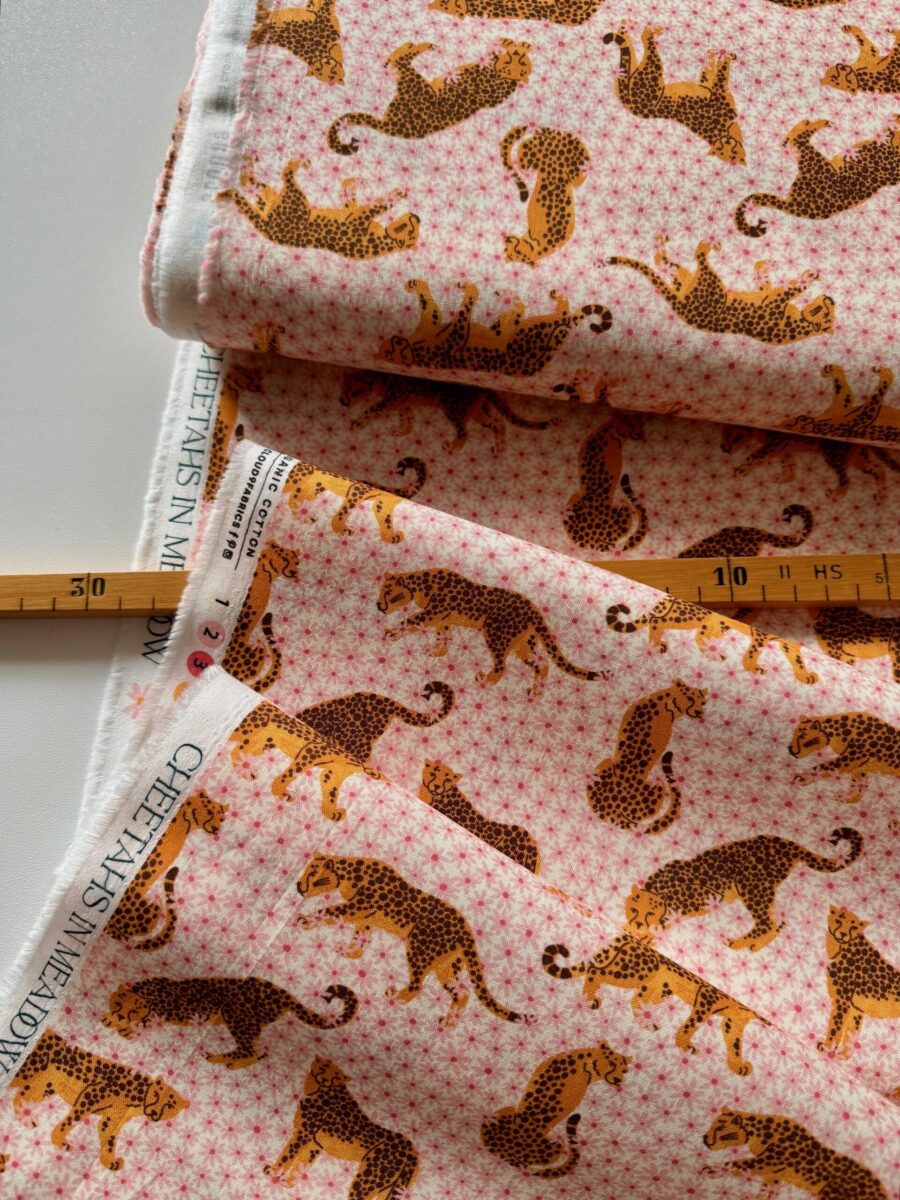Bohemian Paradise, Cheetahs in Meadow, Cloud 9 Fabrics