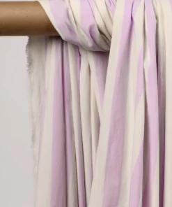 Stripes Jelly Purple Fabric, Atelier Brunette