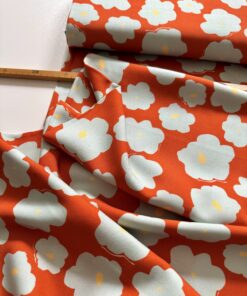 Viskose Twill, Like a Flower Tangerine, mind the Maker