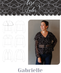 Gabrielle Schnittmuster Bluse, Lise Tailor