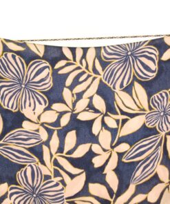 Jeans Blue with beige Flowers by Atelier Jupe – Bild 4